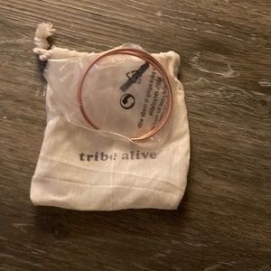 Tribe Alive Rose Gold Criss Cross Cuff Bracelet - brand new